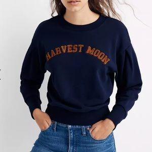 Madewell Navy Harvest Moon Sweatshirt